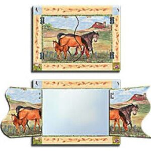 Enchantments Horse Foldaway Mirror 14”‎ x10”